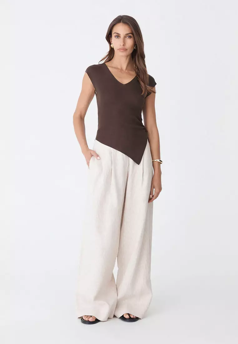 Galina Ruched Lyocell Knit