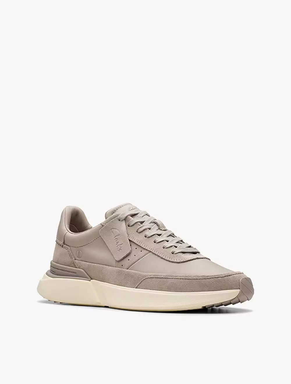 Clarks Craft Pace Grey Leather