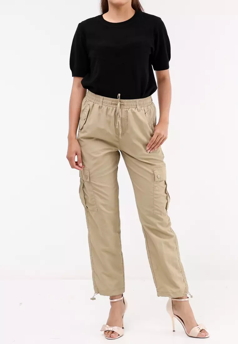 Colored Cargo Pants Ladies