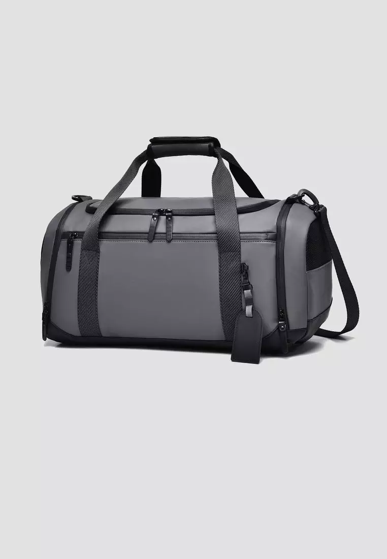Leather Travel Duffel Bag