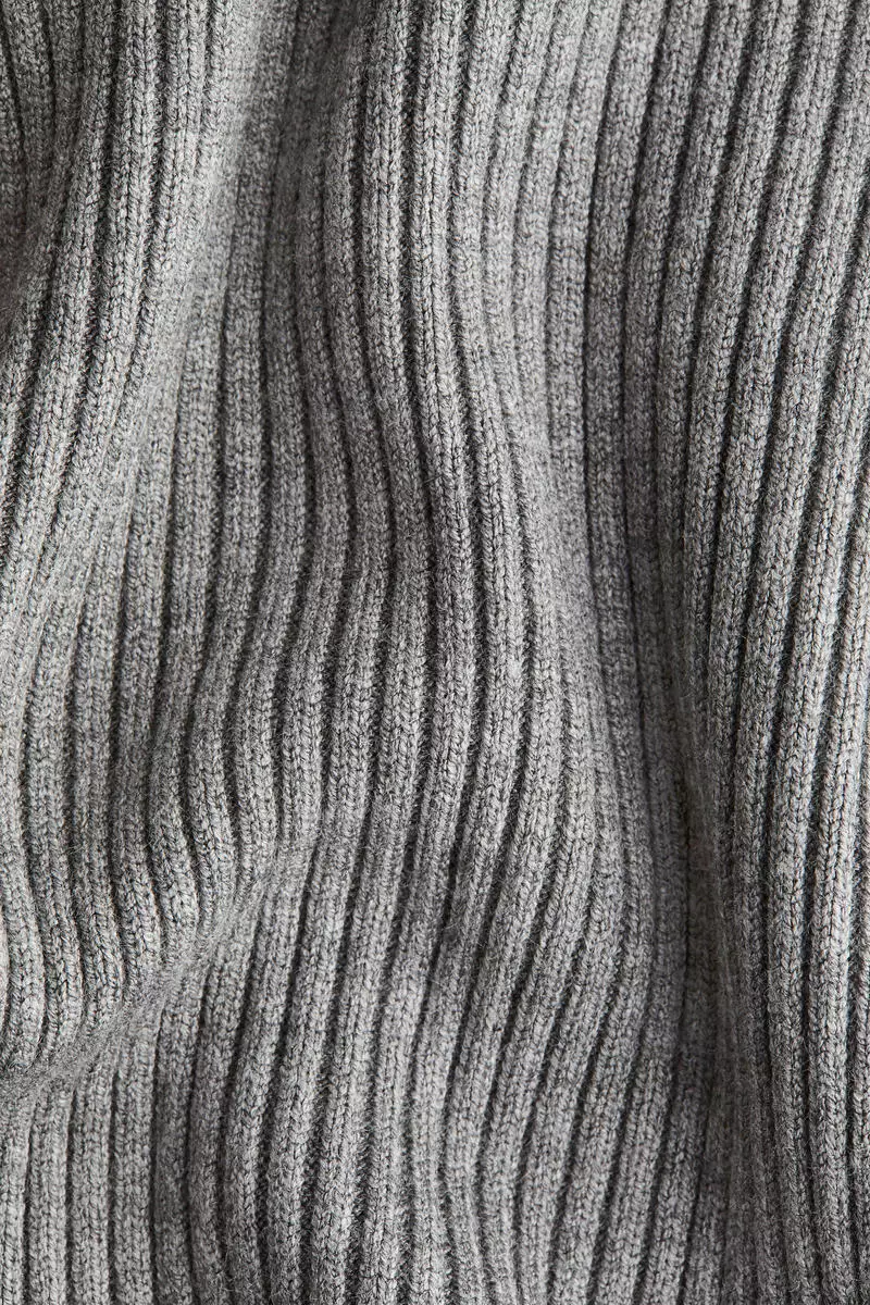 Rib-knit dress