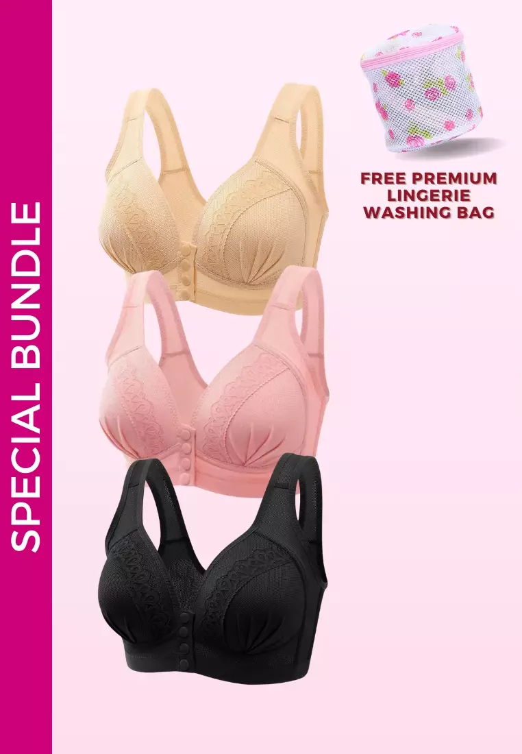 Lucia Seamless Wireless Padded Push Up Bra in Nude – Kiss & Tell