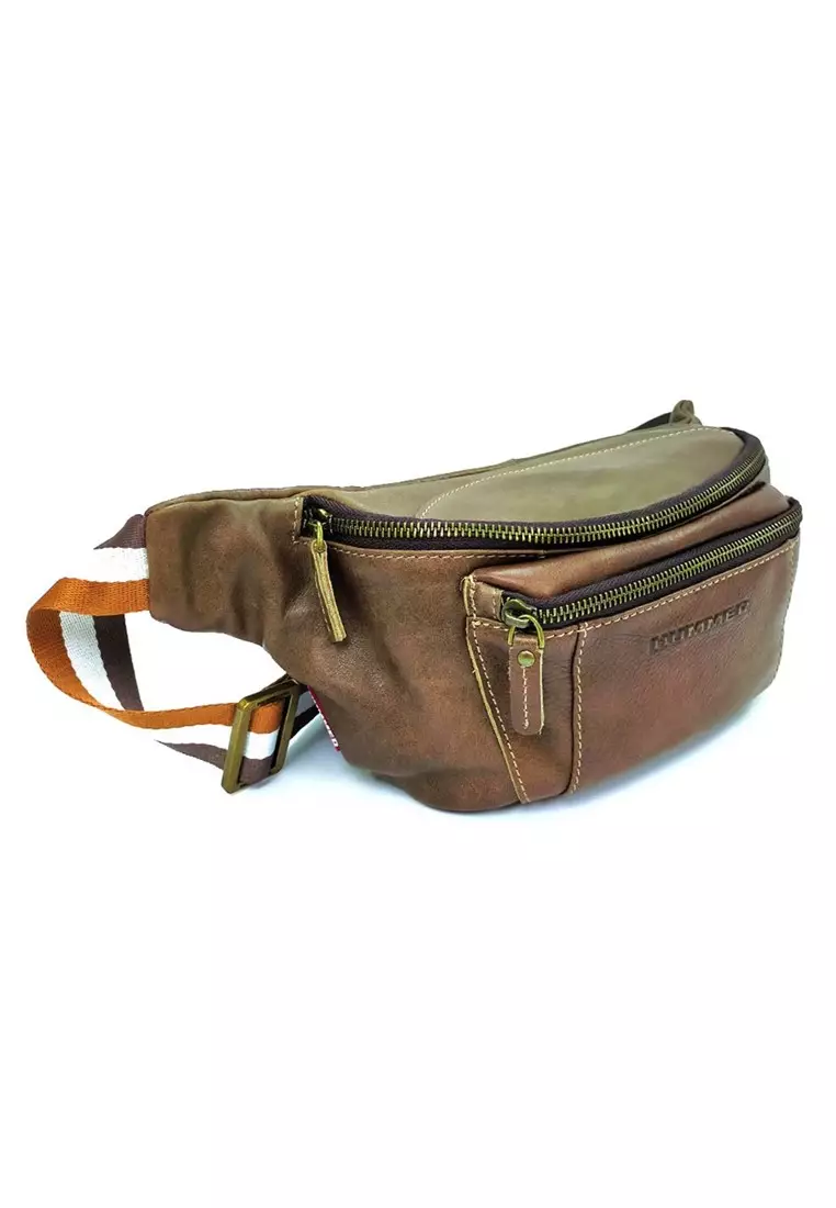 HUMMER LEATHER WAIST POUCH (2 COLORS)