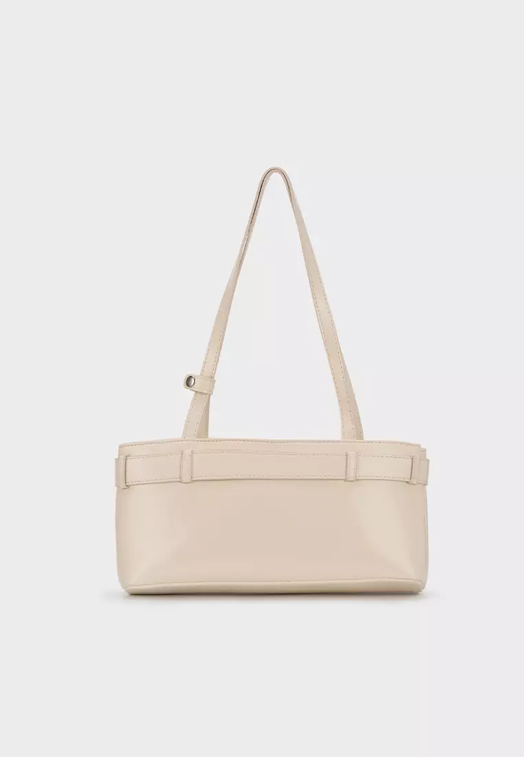 BUCKLE-BELT SHOULDER BAG