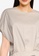 G2000 beige Extended Sleeve Blouse with Pleated Hem E65FBAA81BDCCCGS_3
