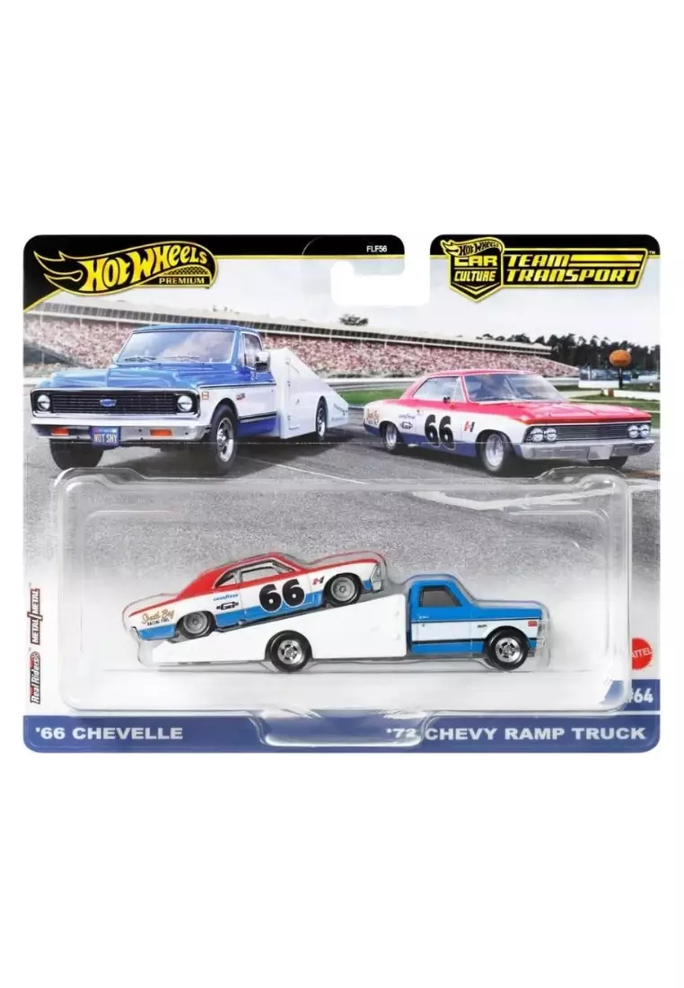 Hot Wheels Premium Team 2024 '66 Chevelle & 72 Chevy Ramp Truck
