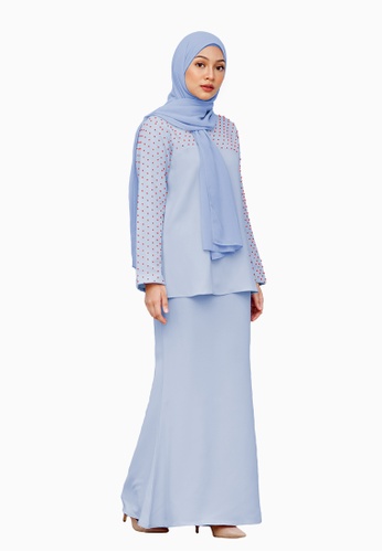 Alana Kurung Moden from LosraVelda in Blue