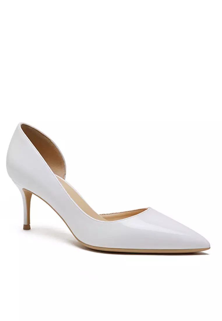 6CM Pointed Patent D'Orsay High Heel Shoes HZL164