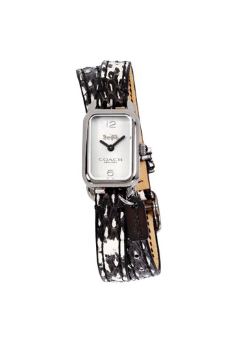 Coach silver Jam Tangan Wanita Coach 14502778 Ludlow Ladies Silver Dial Camouflage Leather Strap 0A515ACDF69778GS_1