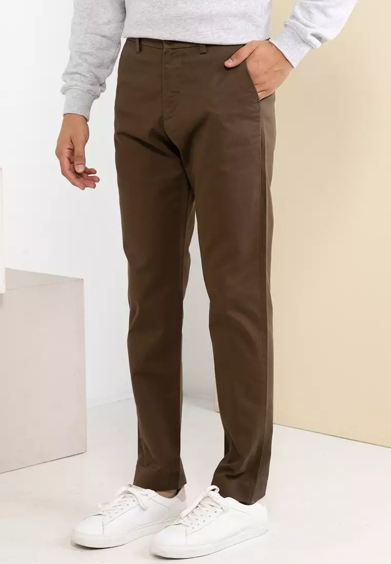 Premium Sateen Slim Chinos