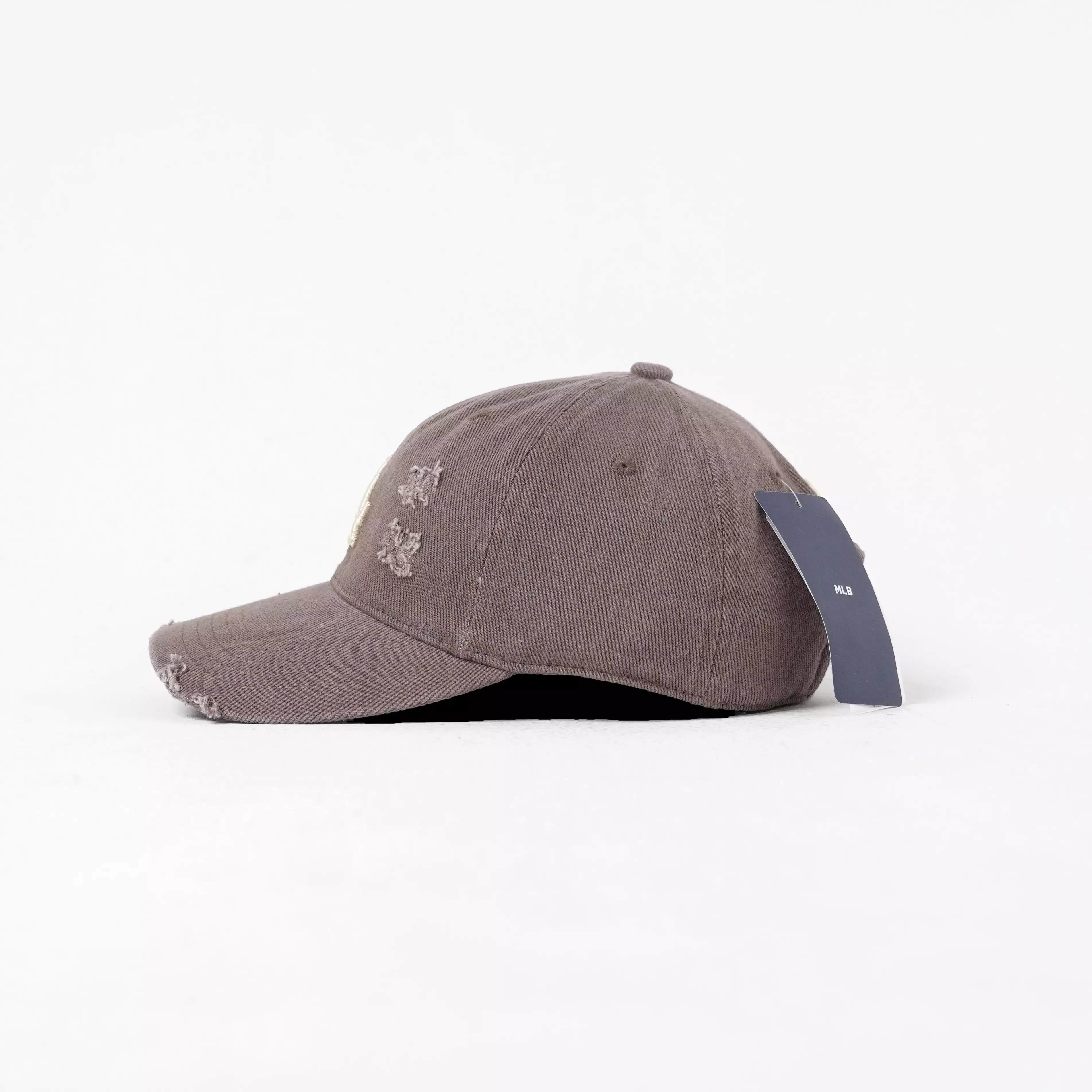 Topi MLB LA CREAM BROWN DISTRESSED CAP 100% ORIGINAL - OS ADJUST
