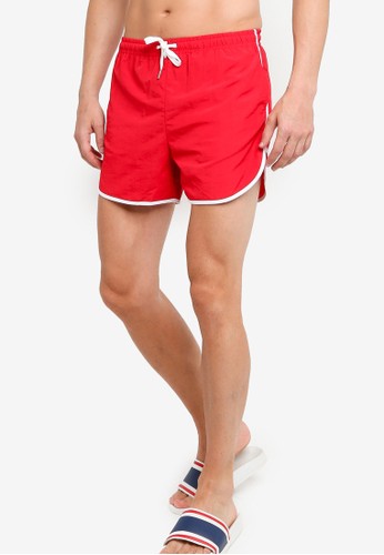 Jual Zalora Basics Split Hem Pool Shorts Original Zalora Indonesia