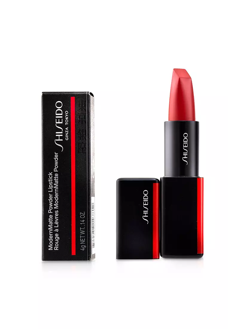 Shiseido - Modernmatte Powder Lipstick - # 510 Night Life (Orange Red) 4g/0.14oz