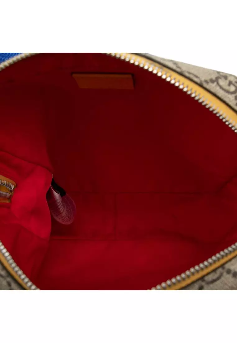 Pre-Loved Gucci Kids Gg Supreme Robot Messenger Bag