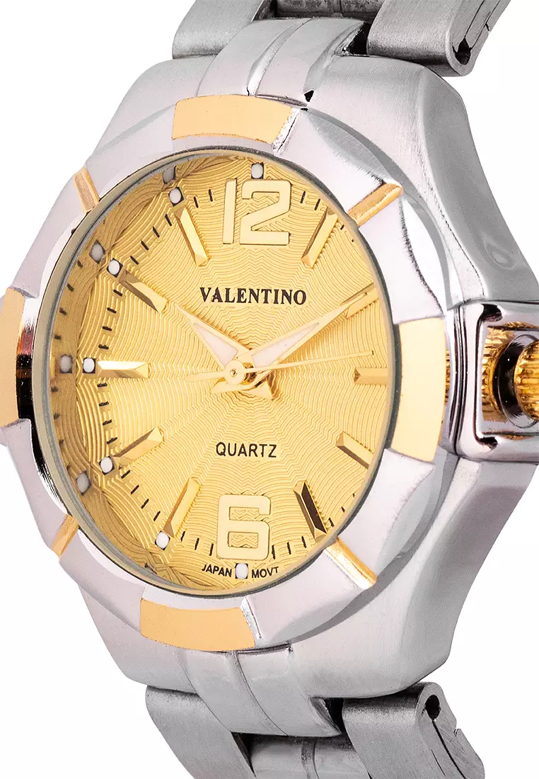 Analog Watch 20122263-Two Tone Ves - Gld Dial Number