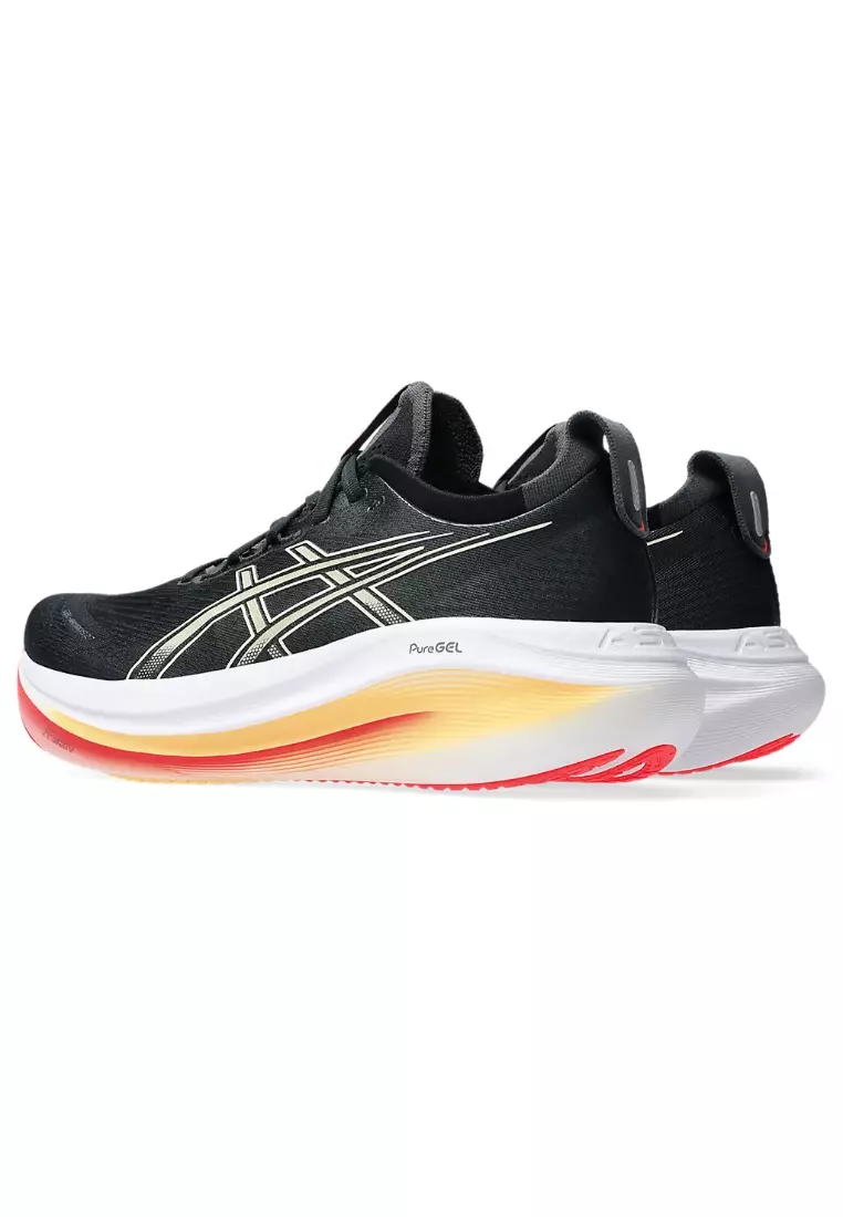 GEL-NIMBUS 27 (2E WIDE) MEN RUNNING SHOES (BLACK)