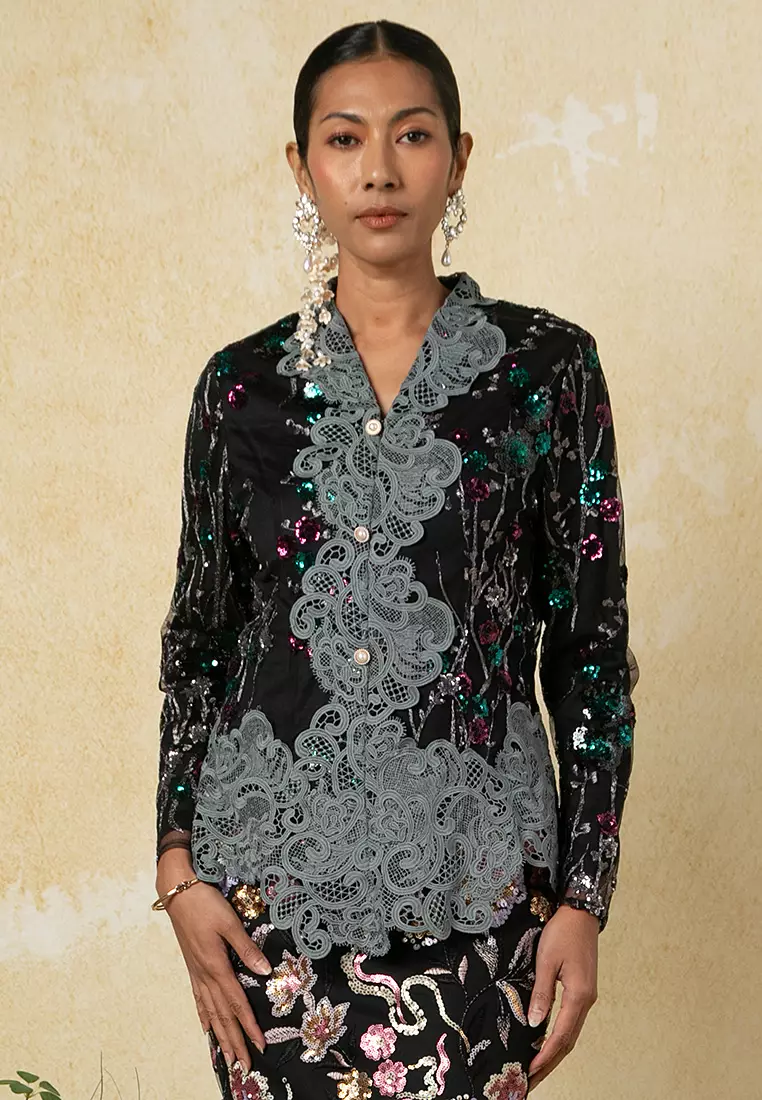 Flora Boxy Sequin Top