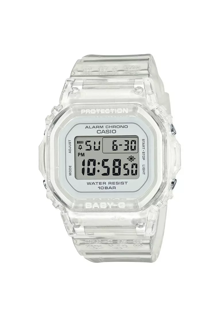 Buy BABY G Casio Baby G Digital Watch BGD 565S 7 White Transparent