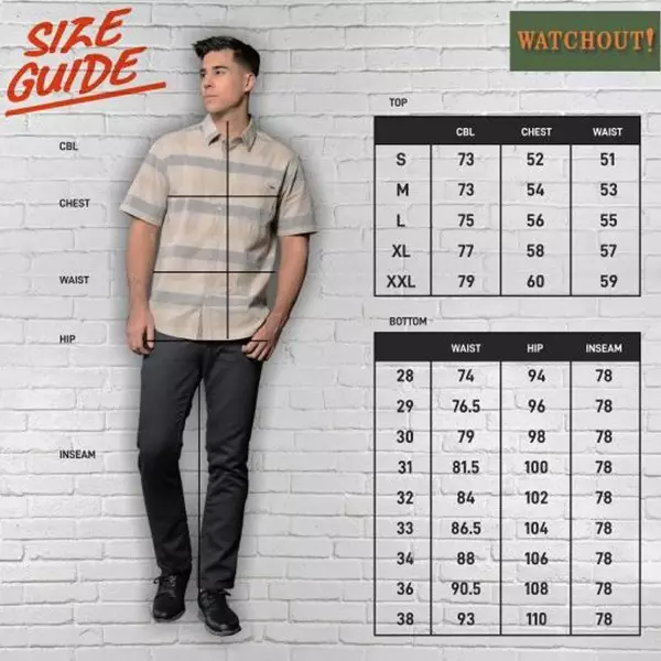 Watchout Pakaian Pria Short Sleeve Shirt Oversize - WS514720025