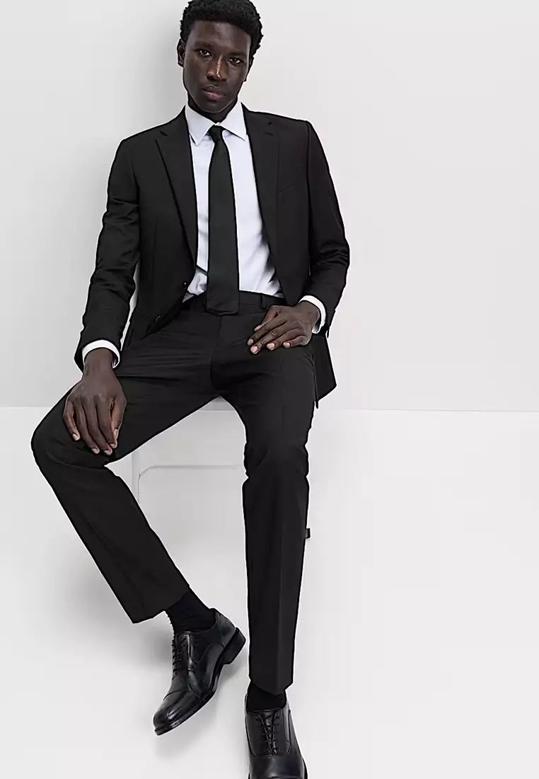 Slim Fit Stretch Suit Trousers