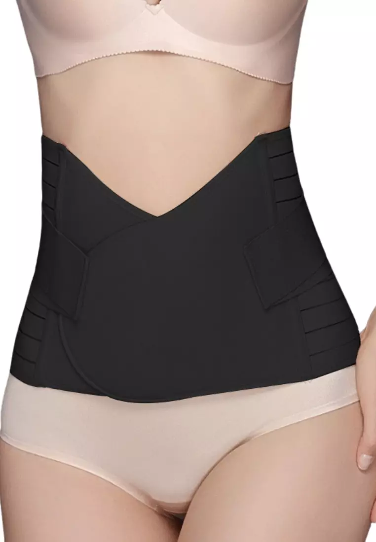 Maya Bengkung Modern in Black Postpartum Girdle Belt