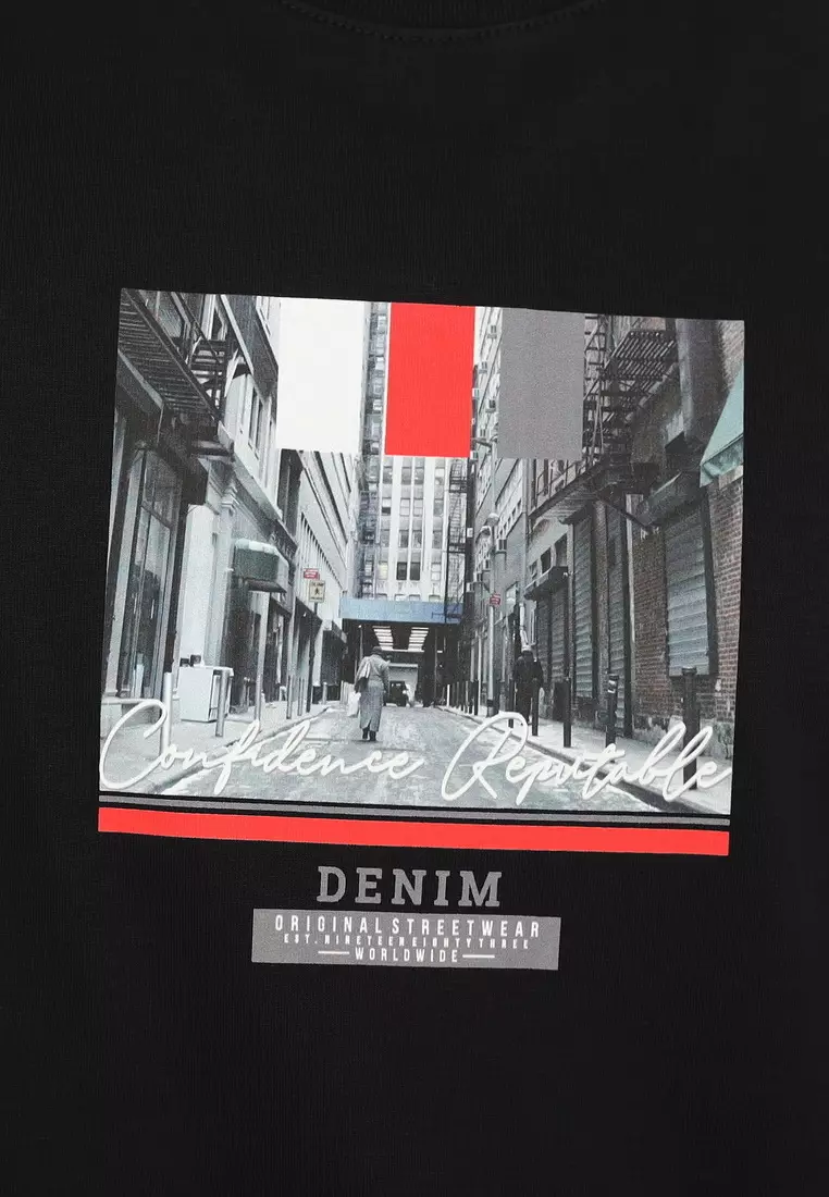 POLICE T-Shirt Cotton Combed Sablon Raster Pria 2073280431