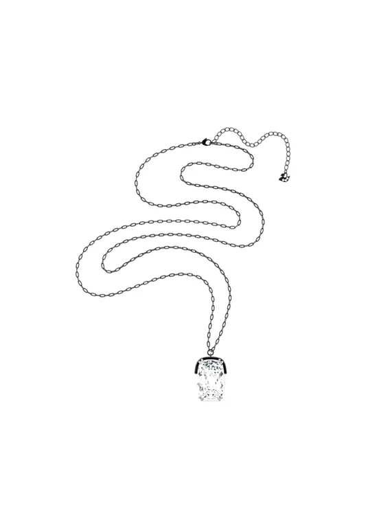 Harmonia Pendant Oversized Crystal White Mixed Metal Finish