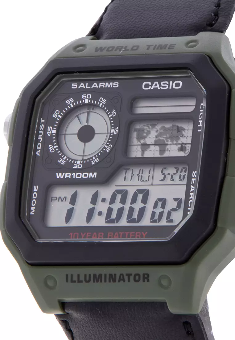 Digital Watch AE-1200WHB-3BVDF