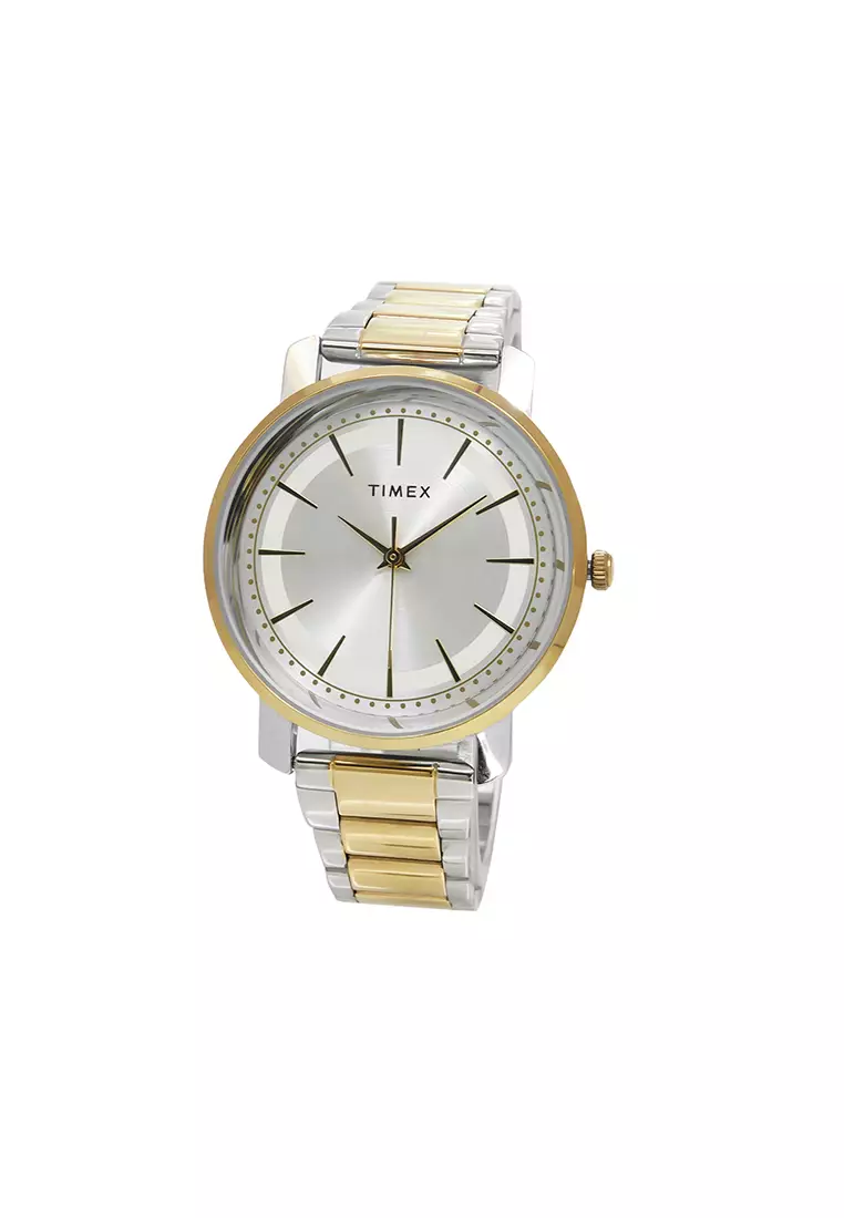 Timex Clifford Two Tone Stainless Steel Analog Quartz Watch For Men TW2Y41800