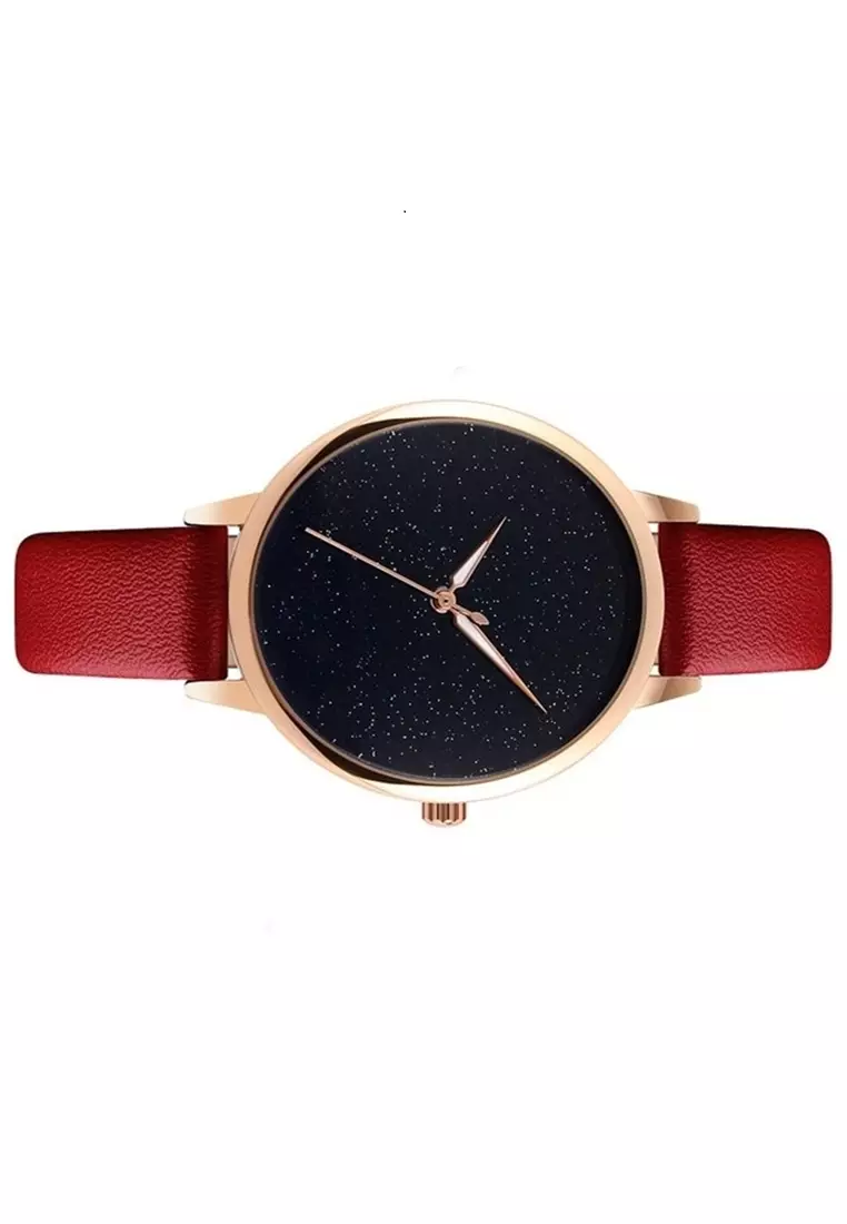 Jam Tangan Casual Analog Wanita Waterproof Strap Tali Material PU Leather RW11 ORIGINAL