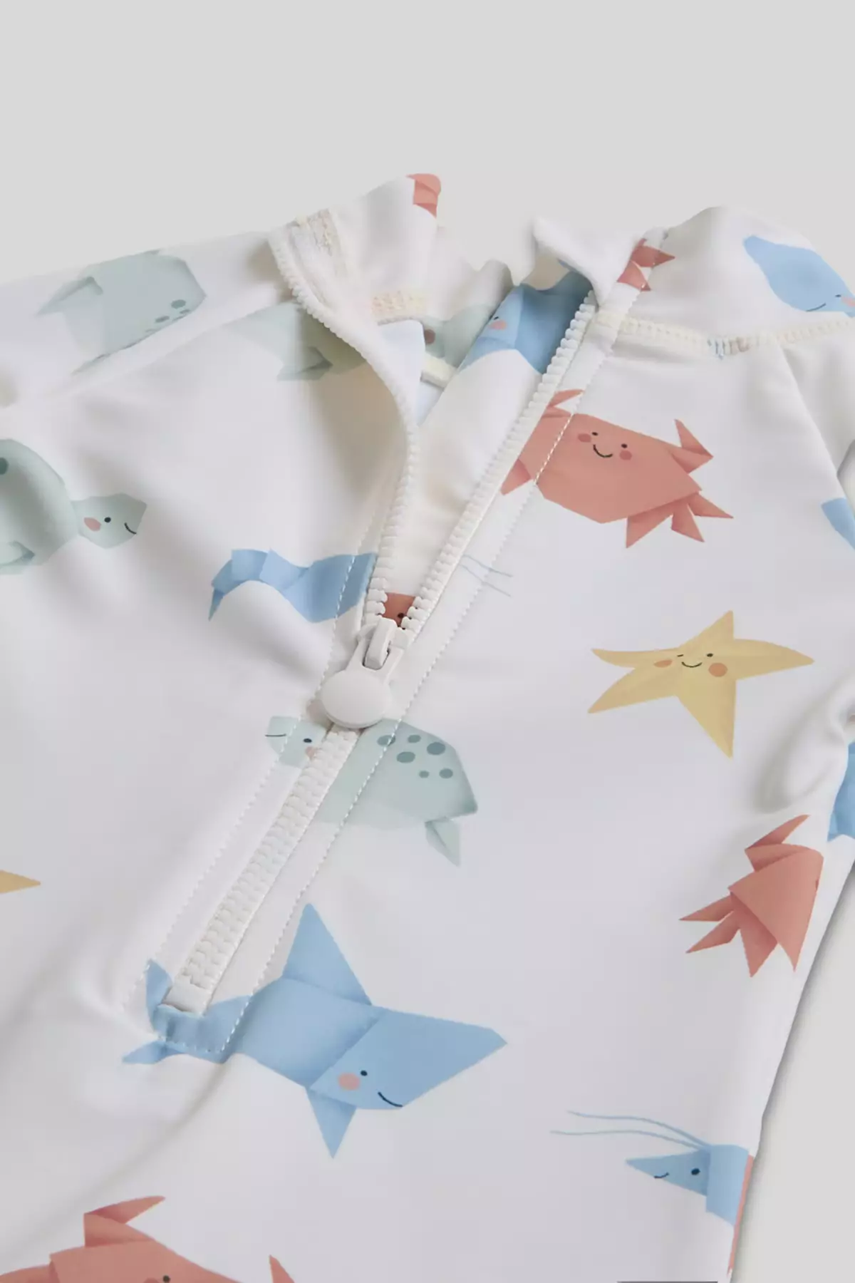 Mothercare Sunsafe UPF50+ Rash Suit and Keppi Hat - Set Baju Renang Anak Bayi Laki-laki (Putih)