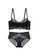 W.Excellence black Premium Black Lace Lingerie Set (Bra and Underwear) 0775FUS6151EA4GS_1