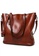 Lara brown Retro Shopper Bag D3098ACED75A4BGS_3