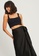 Tussah black Kelsey Midi Skirt C6452AA3813BAFGS_4