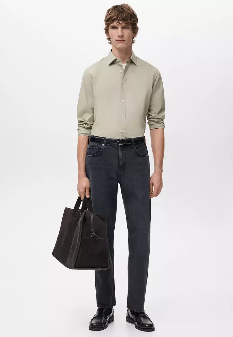 Regular-Fit 100% Cotton Shirt