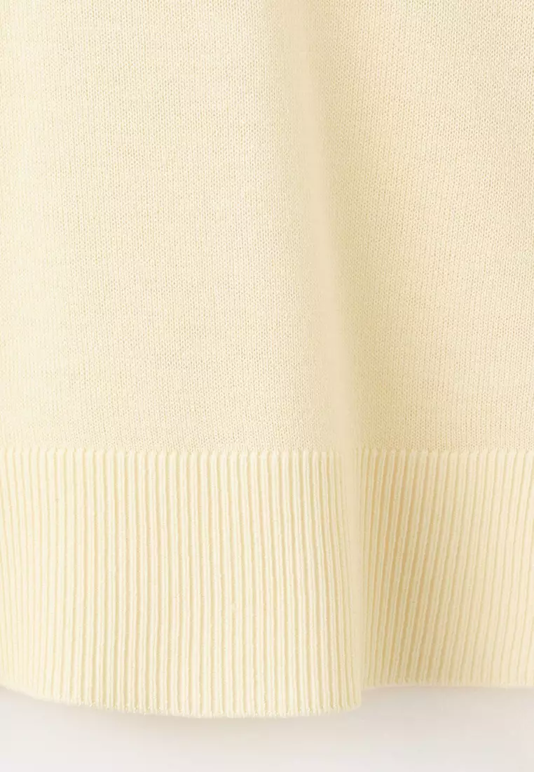 V-Neck with Contrasting Trim Sweater