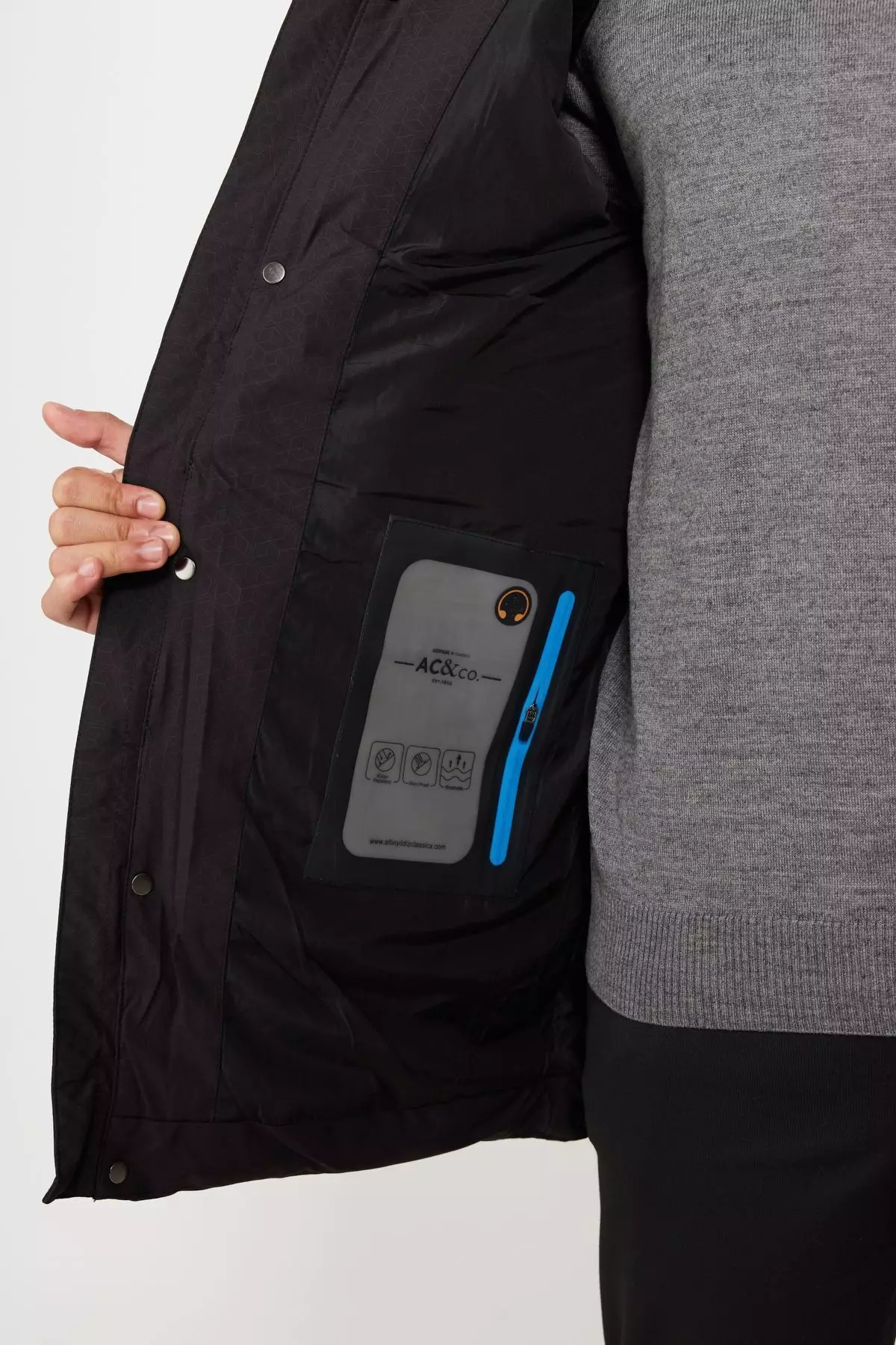 Hooded Coat with Faux Fur