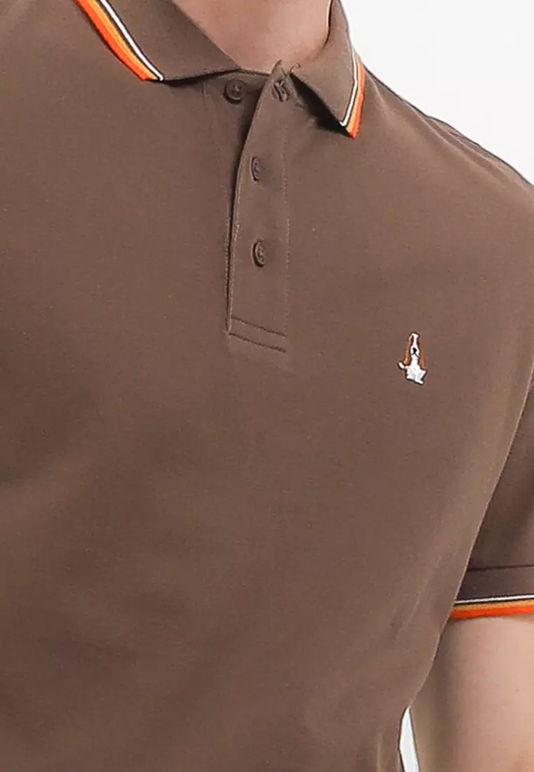 Bezima Jacquard Collar Polo