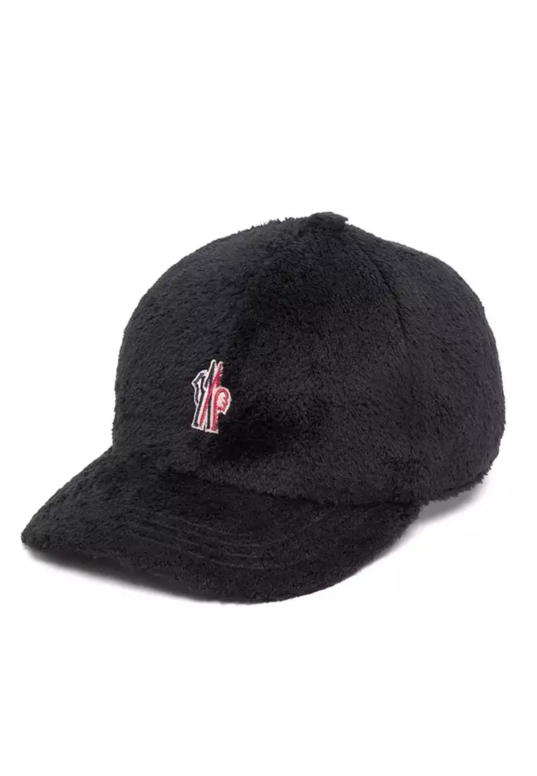 Buy Moncler Moncler Logo Baseball Cap in Black 2024 Online | ZALORA ...