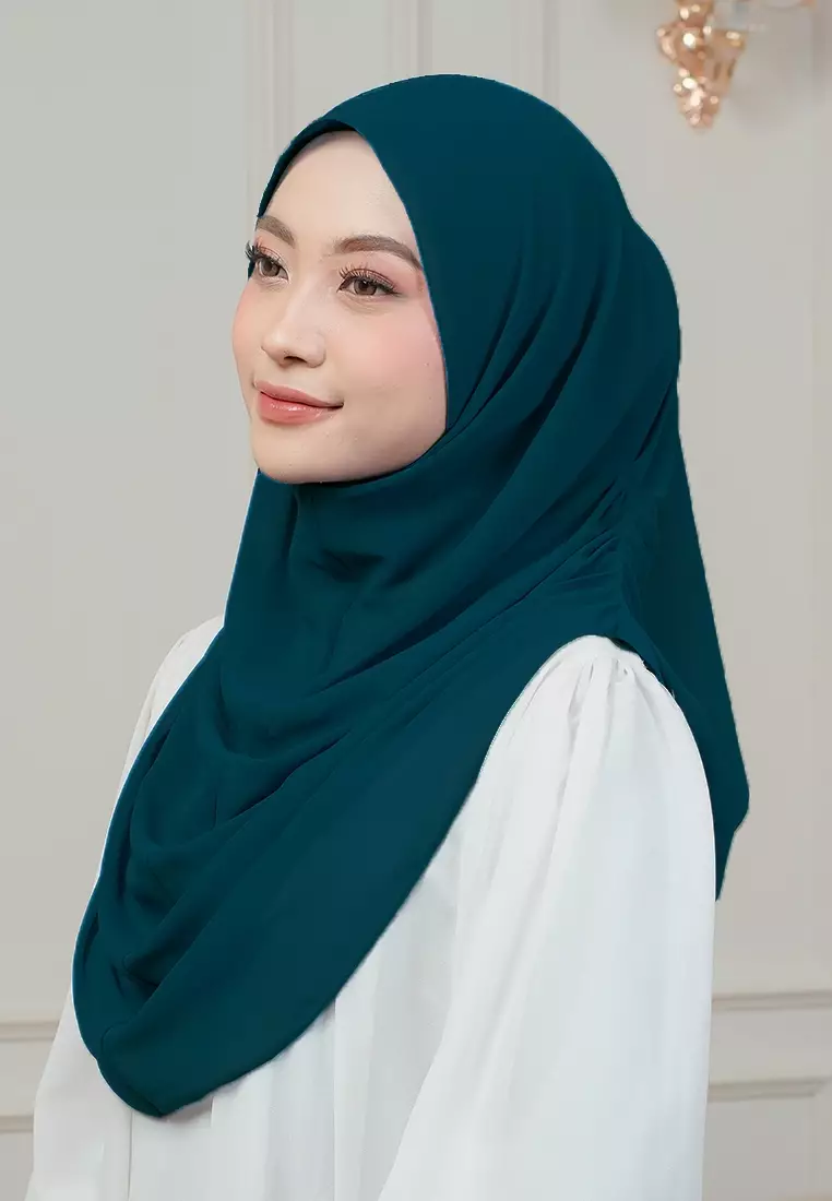 HIJAB INSTAN AURORA - DEEP TURQUOISE