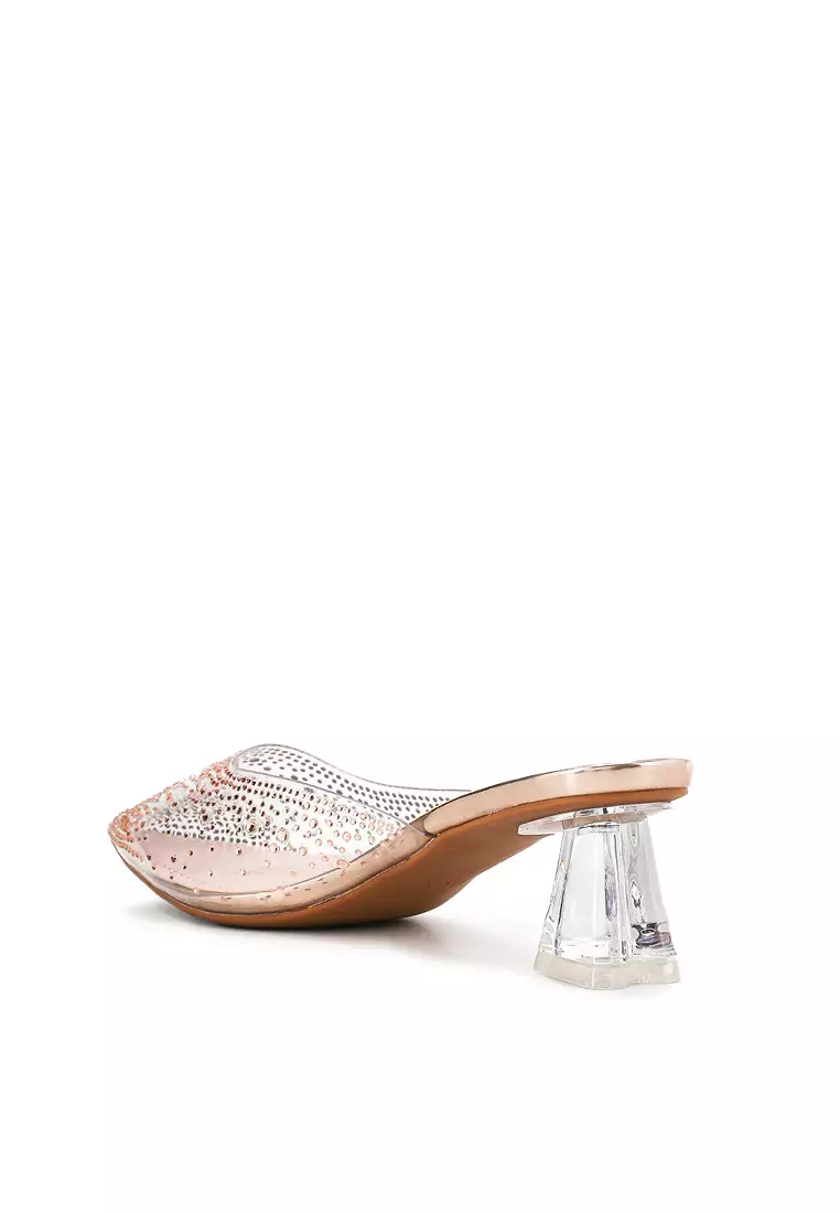 Jual NCY SKYE J2387-11 HEEL MULES ROSE GOLD Original 2025 ZALORA