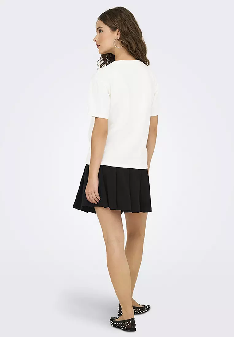 Short Sleeves Stone Jersey Tee