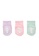 Nike multi Nike Girl Newborn's 3 Pack Ankle Socks (6 - 12 Months) - Doll 84426KA076CEA3GS_2