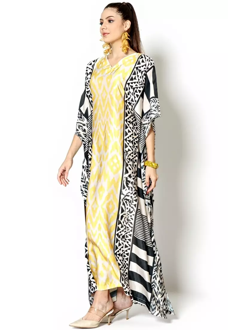 Kanzi Exclusive Short Sleeve Classic Kaftan