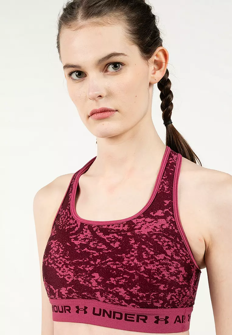 Crossback Mid Printed Sports Bra