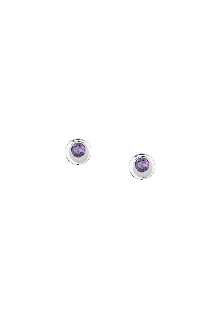 MORELLATO TESORI ETERNI Violet and Silver Earrings SAXN20