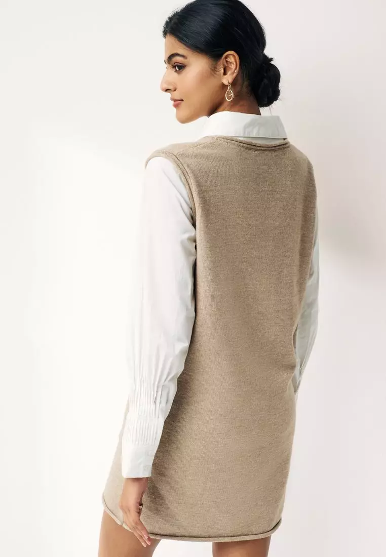 Pinafore Layer Dress