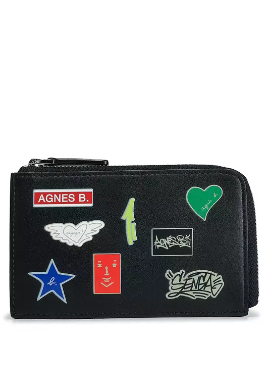 Patches Zip Coin Case