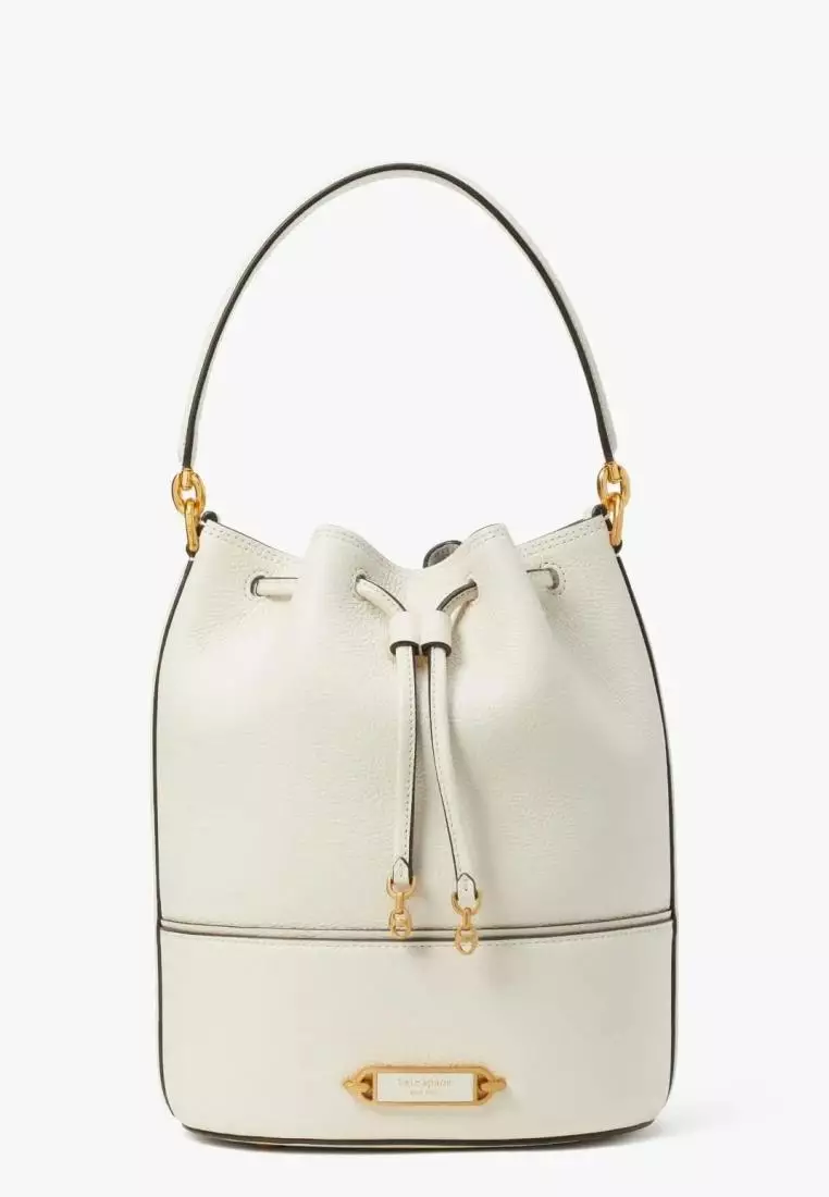 Kate Spade Gramercy Medium Bucket Bag Halo White