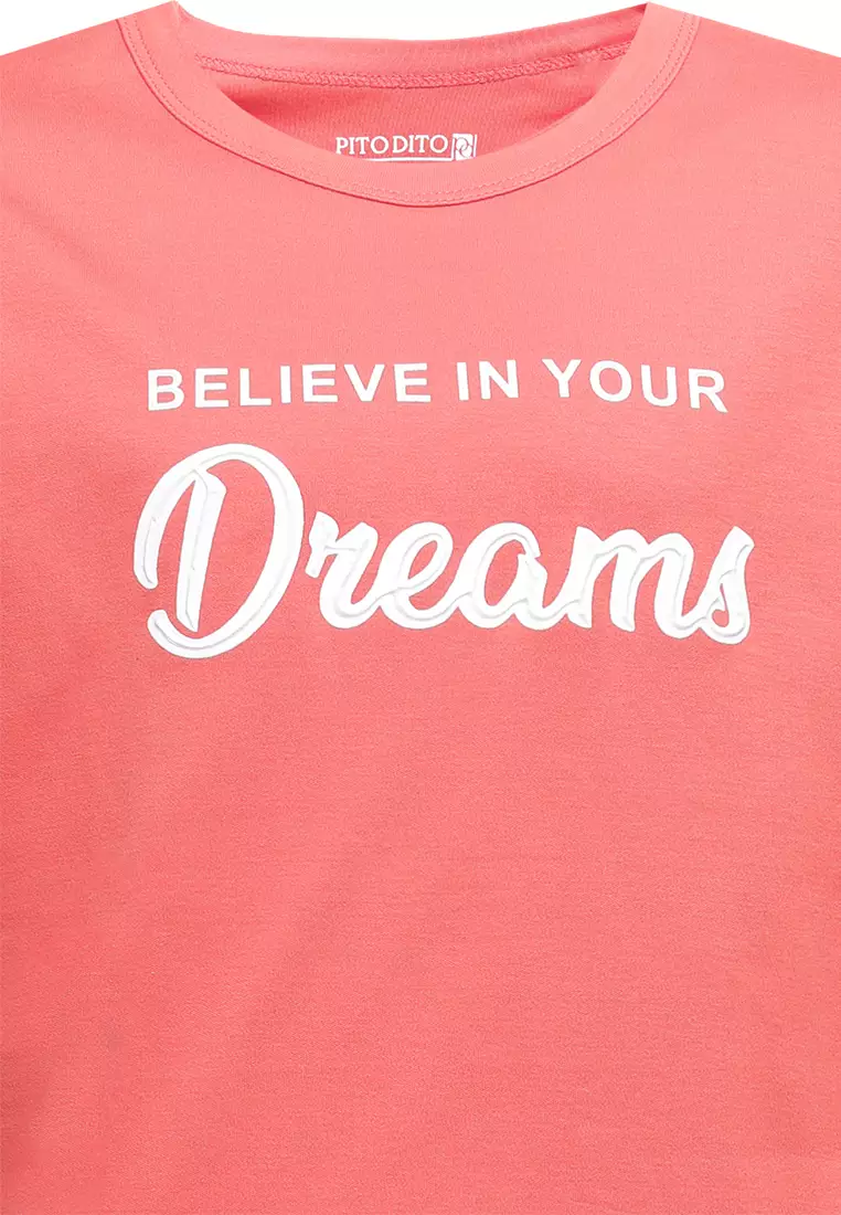 Pito Dito Boy Bismark T-shirt Pendek anak Orange